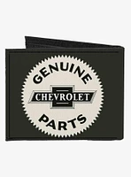 1920 Genuine Chevrolet Parts Seal Canvas Bifold Wallet