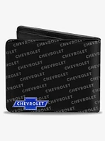 Chevy Bowtie Corner Text Bifold Wallet