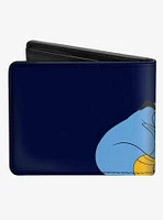 Disney Aladdin Genie Applause Pose Neon Bifold Wallet