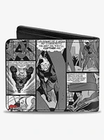 Marvel Ant Man Shrinking Pose Comic Scene Bifold Wallet