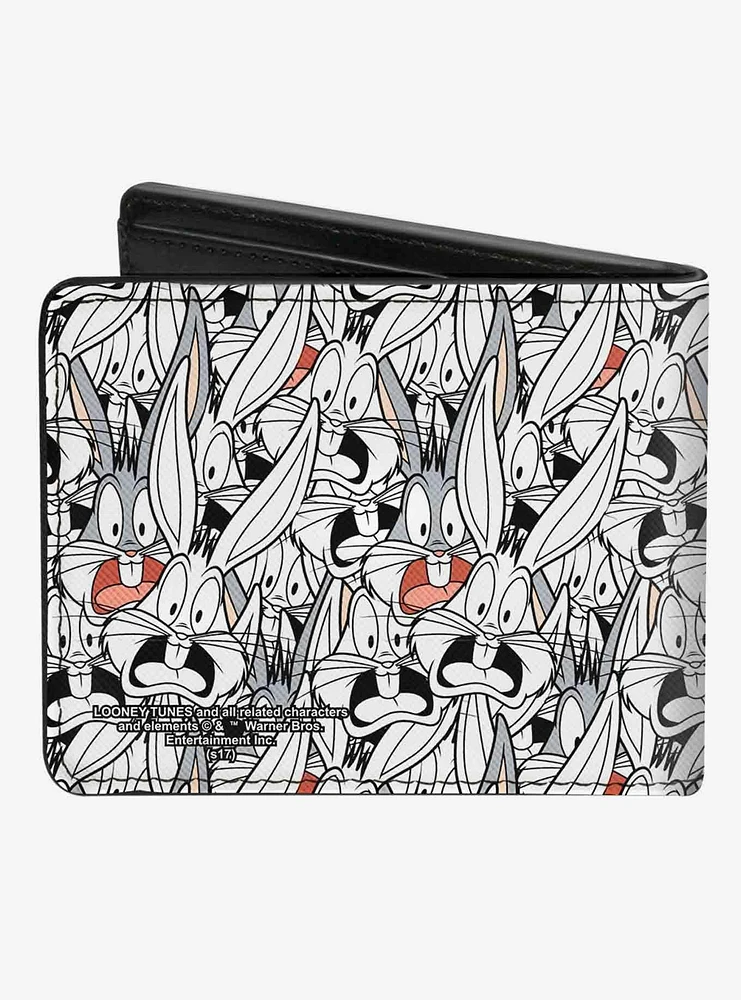 Looney Tunes Bugs Bunny Expressions Stacked Bifold Wallet