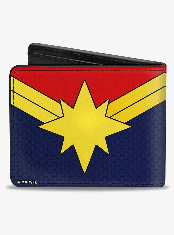 Marvel Captain Marvel Star Logo Bifold Wallet