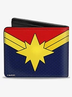 Marvel Captain Marvel Star Logo Bifold Wallet