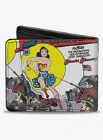 DC Comics Classic Wonder Woman Sensation Comics 1 Cover Pose Bifold Wallet