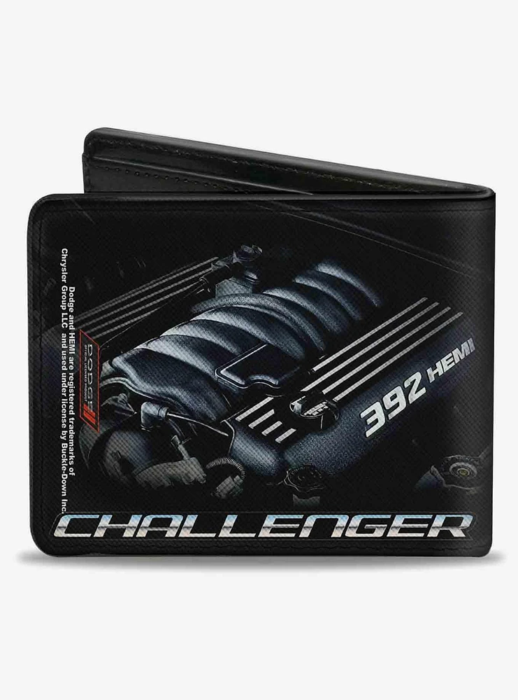 Challenger Bold 392 Hemi Engine Bifold Wallet