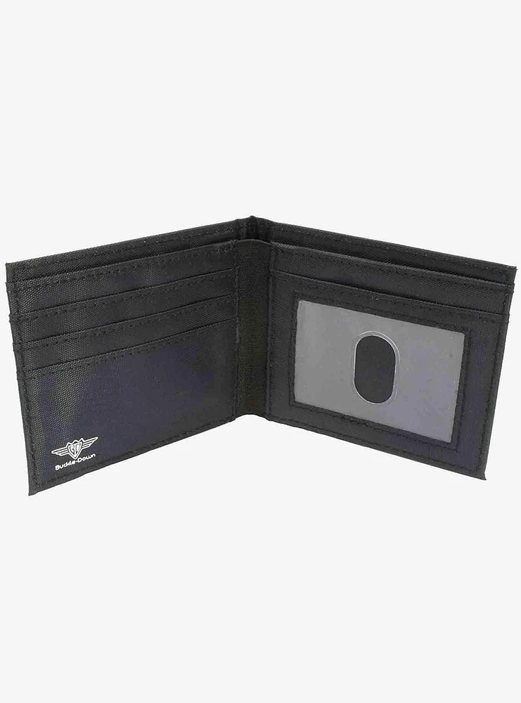 Challenger Bold Grille Canvas Bifold Wallet