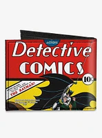 DC Comics Classic Detective Comics Issue 27 First Batman Cover Pose Canvas Bifold Wallet