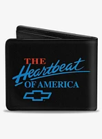 Chevy Bowtie The Heartbeat of America Bifold Wallet