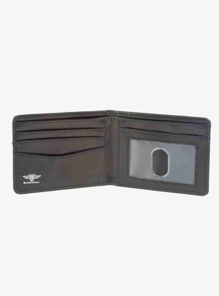 Ford Mustang Bars Corner Text Bifold Wallet