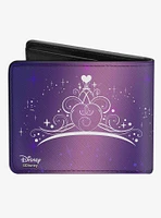 Disney Cinderella Prince Ball Scene Crown Icon Bifold Wallet