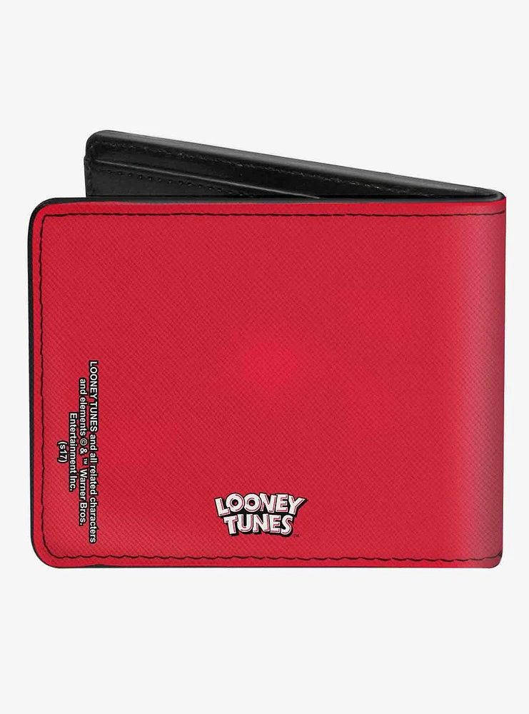 Looney Tunes Gossamer Eyes Close Up Bifold Wallet