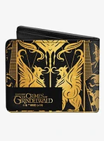 Fantastic Beasts Obscurus Book Binding Close Up Bifold Wallet