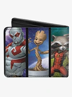 Marvel Guardians of The Galaxy 5 Character Pose Panels Bifold Wallet