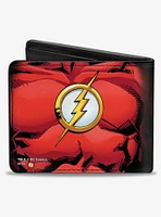 DC Comics Flash Chest Logo Bifold Wallet