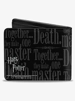 Harry Potter TogeTher They Make One Master of Death Bifold Wallet