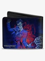 DC Comics Batman Action Joker Flipping Cards Poses Bifold Wallet