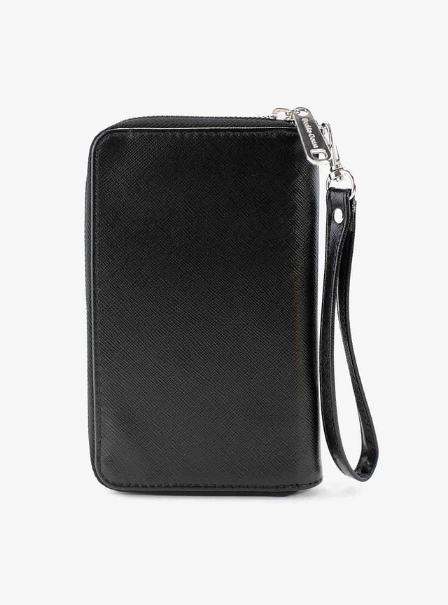 Wallet Bifold PU Winnie The Pooh Eeyore Character Close Up Expression And Text
