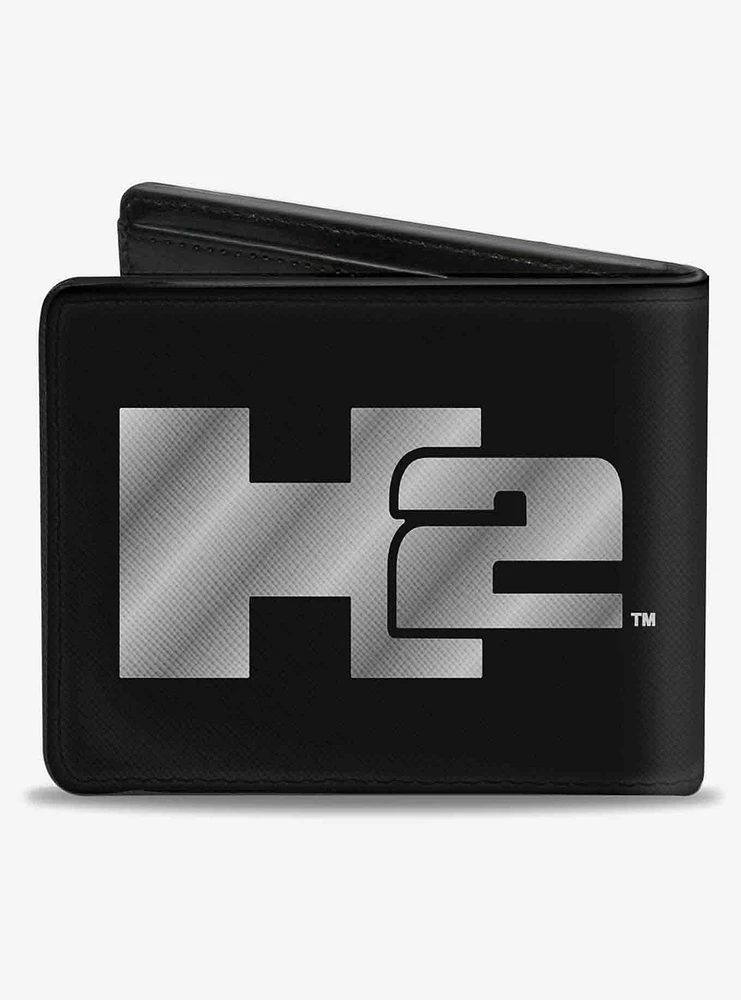 H2 Logo CenteBifold Wallet