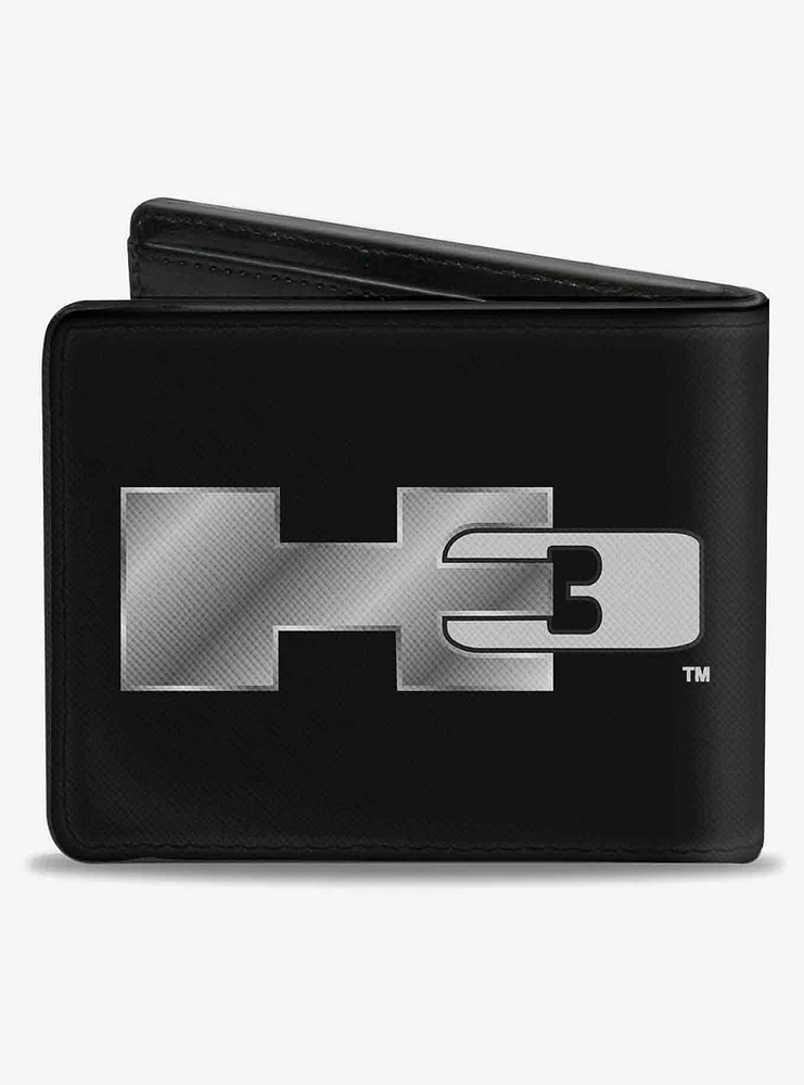 H3 Logo CenteBifold Wallet