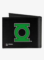 DC Comics Lantern Logo Close Up Canvas Bifold Wallet