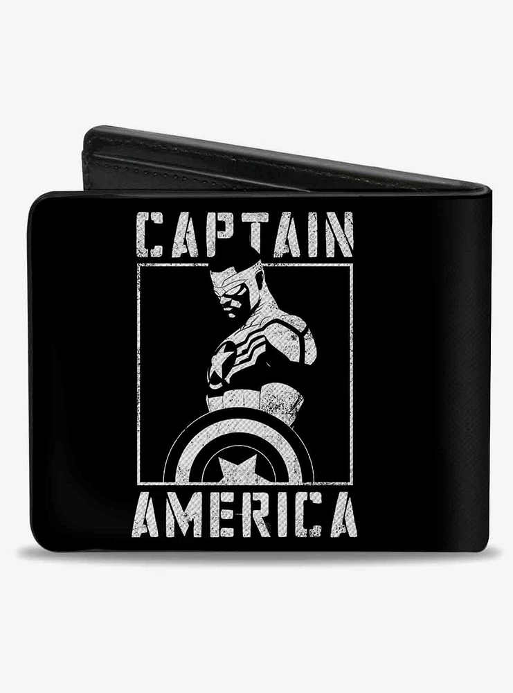 Marvel Captain America Shield Pose Bifold Wallet