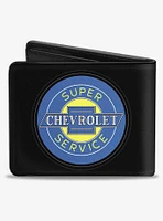 Chevrolet Super Service Logo Bifold Wallet