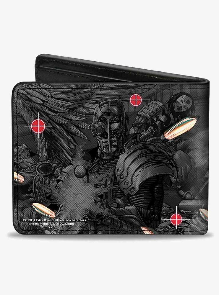 DC Comics Deadshot JLA Issue 7.1 Point and Shoot Cover Targets Bullets Bifold Wallet