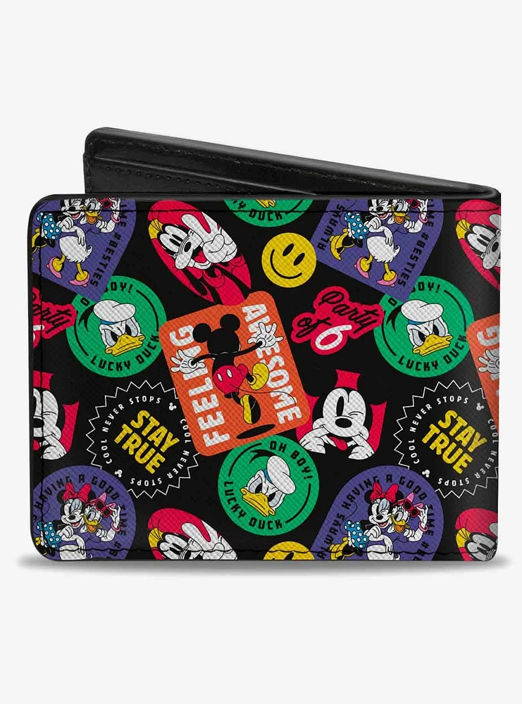 Disney Disney The Sensational Expression Badges Bifold Wallet