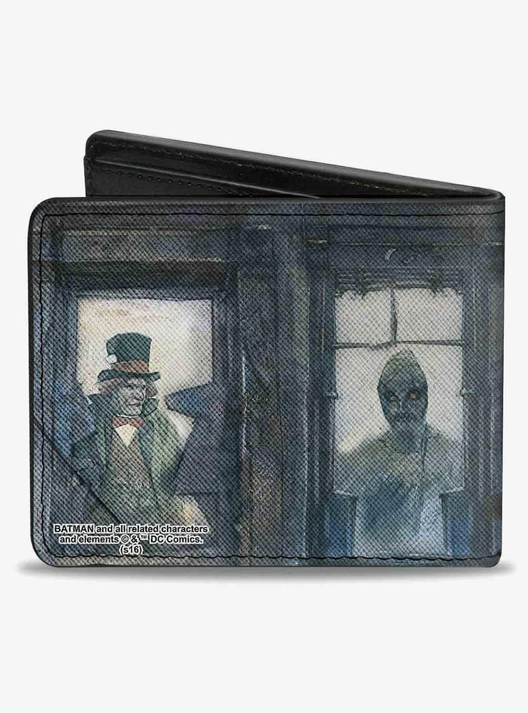 DC Comics The Dark Knight Annual 1 Cover Mad Hatter Scarecrow Penguin Bifold Wallet