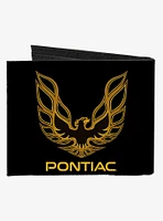 Firebird Pontiac Logo Canvas Bifold Wallet