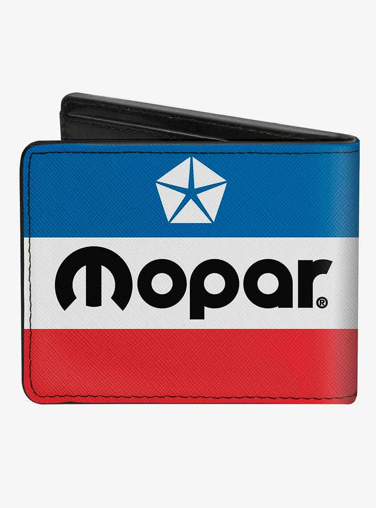 Mopar Chrysler Logo Bifold Wallet