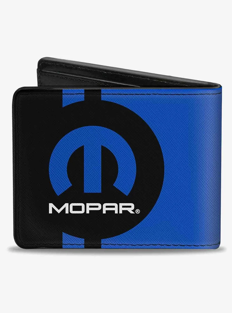 Mopar Logo Stripe2 Bifold Wallet