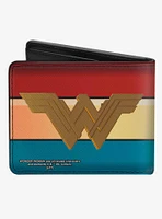 DC Comics Wonder Woman 2017 Icon Stripe Bifold Wallet