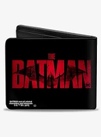 DC Comics The Batman Movie Bat Title Weathered Bifold Wallet