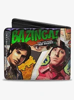 The Big Bang Theory Comic Book Bifold Wallet