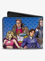 The Big Bang Theory Superhero Characters Bifold Wallet