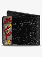 Marvel Iron Man Action Pose Body Blocks Bifold Wallet