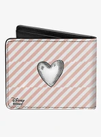 Disney Tinker Bell Sassy Pose Pixie Dust Stripes Bifold Wallet