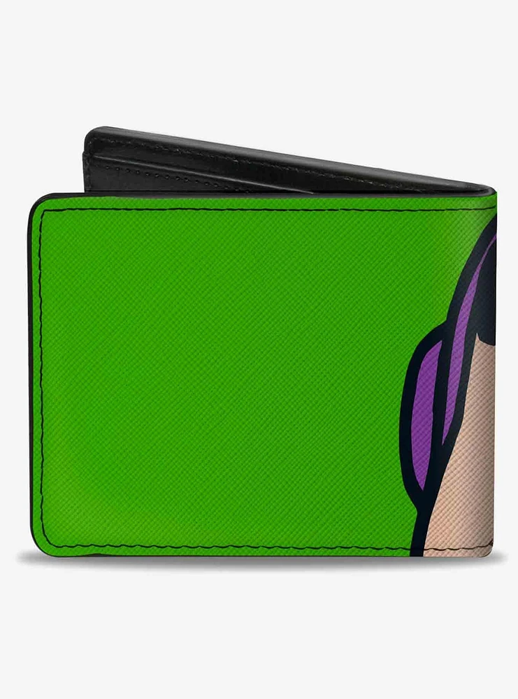 Disney Pixar Toy Story Buzz Lightyear Expression Close Up Bifold Wallet