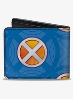 Marvel X-Men Professor X and Character Poses and Logo Bifold Wallet