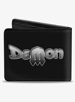 Vintage Dodge Demon Logo Fade Bifold Wallet