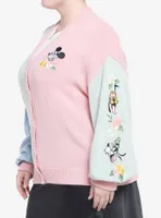 Disney Mickey Mouse And Friends Spring Pastel Girls Cardigan Plus