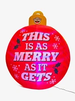 BigMouth "This Is As Merry As It Gets" Continuous Air LED Yard Airblown