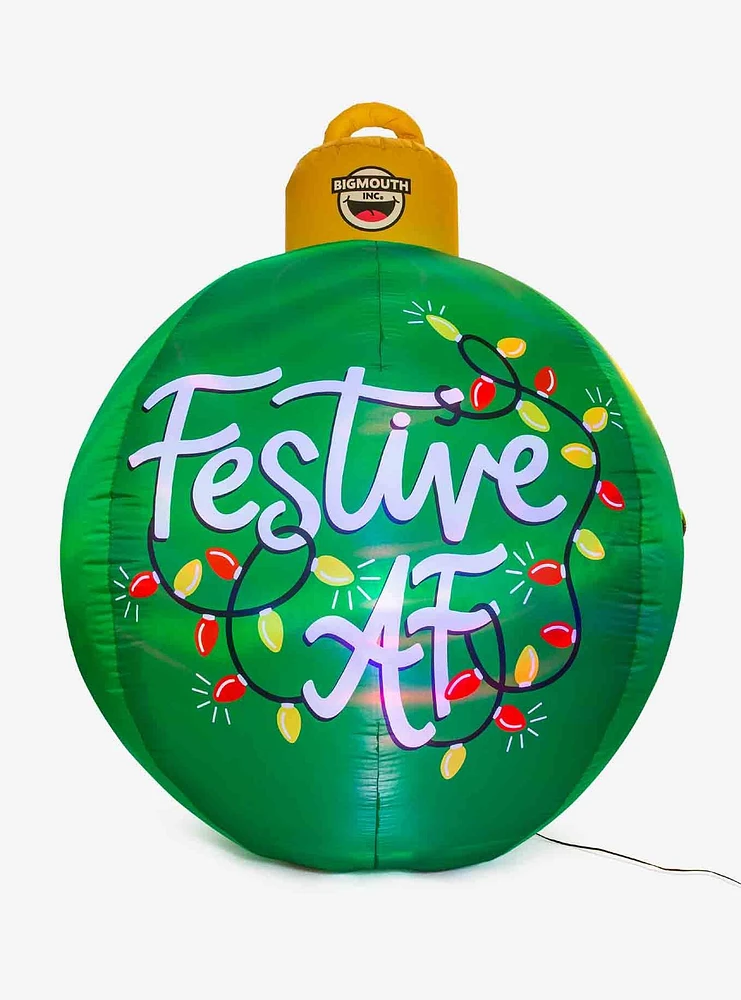 BigMouth "Festive AF" Continuous Air LED Yard Airblown