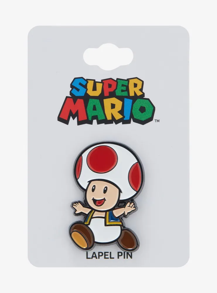 Nintendo Super Mario Bros. Toad Enamel Pin - BoxLunch Exclusive