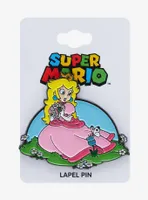 Nintendo Super Mario Bros. Princess Peach Floral Enamel Pin - BoxLunch Exclusive