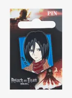 Attack on Titan Mikasa Portrait Enamel Pin - BoxLunch Exclusive