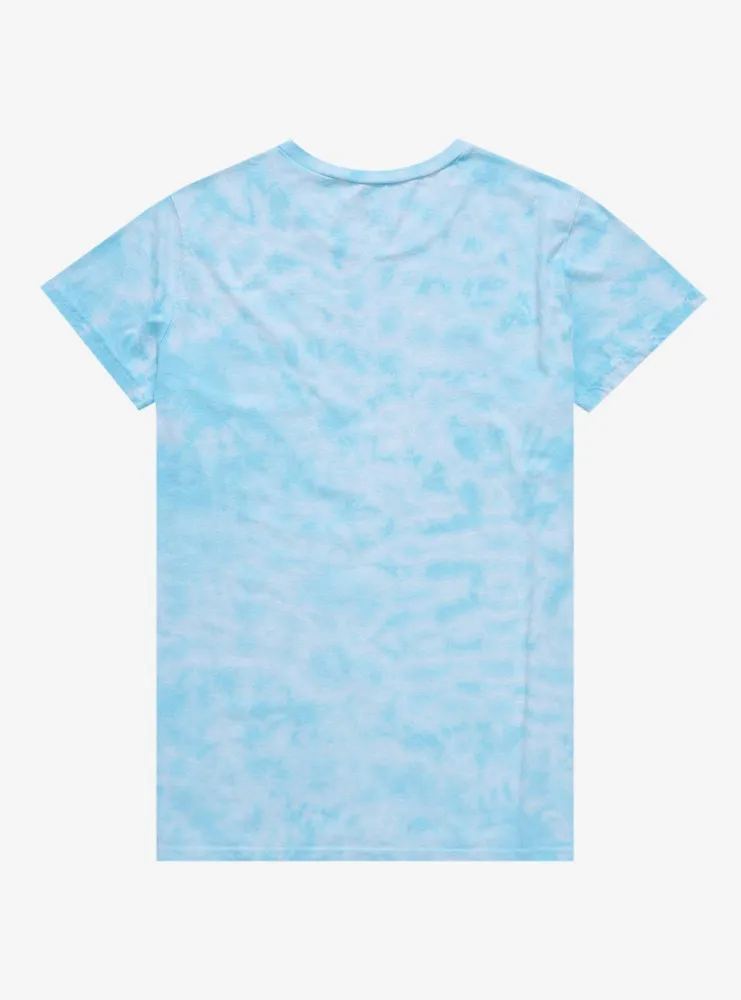 Hello Kitty Fairy Mushroom Tie-Dye Boyfriend Fit Girls T-Shirt