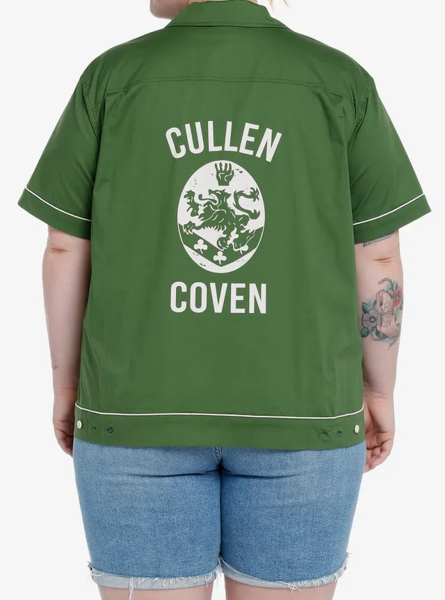 The Twilight Saga Cullen Baseball Woven Button-Up