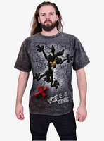 Looney Tunes Coyote Missed The Spot Acid Wash T-Shirt